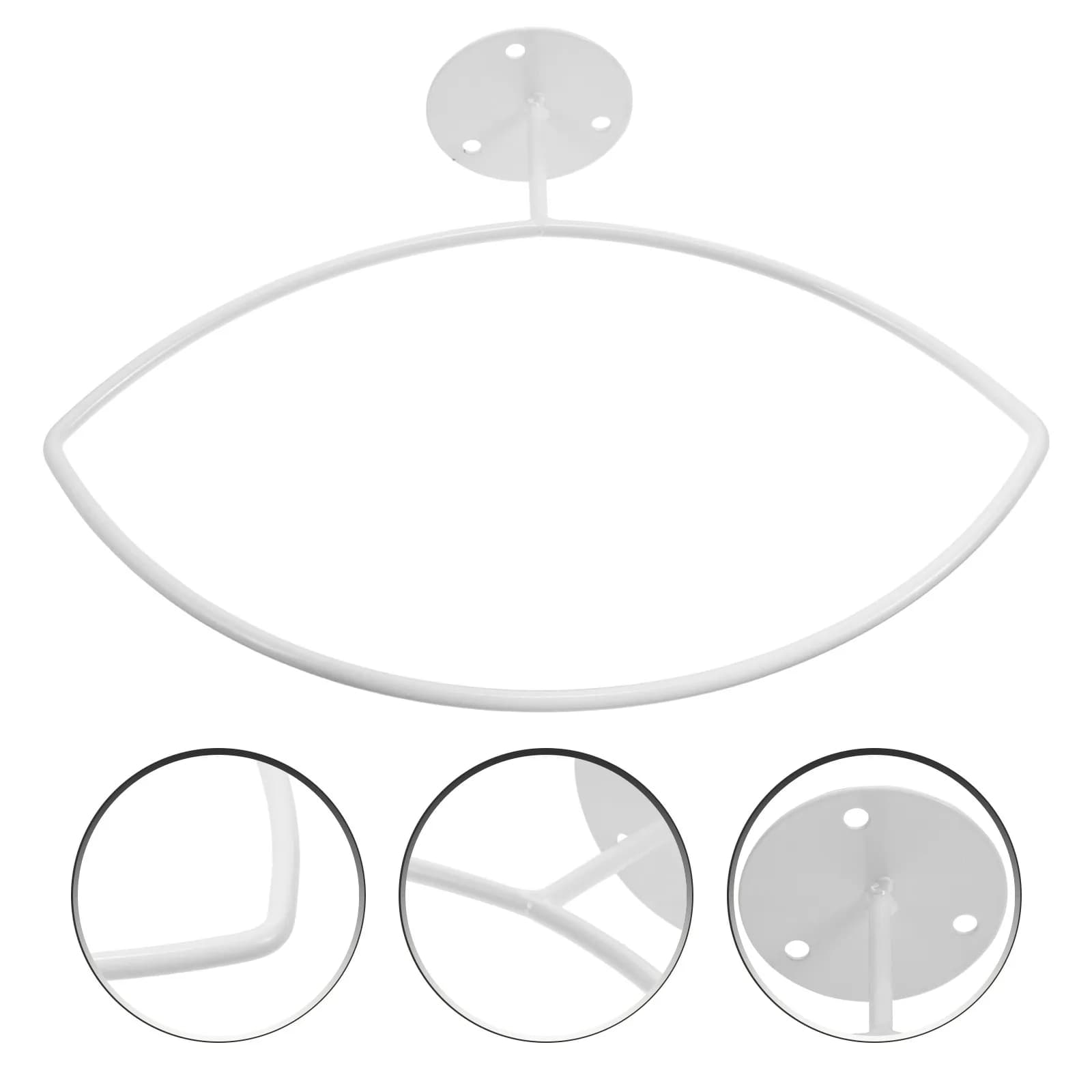 1Set Strong Iron Rugby Wall Mount Display Holder for Sports Balls Football Rugby Volleyball Living Room Bedroom Shopping Mall