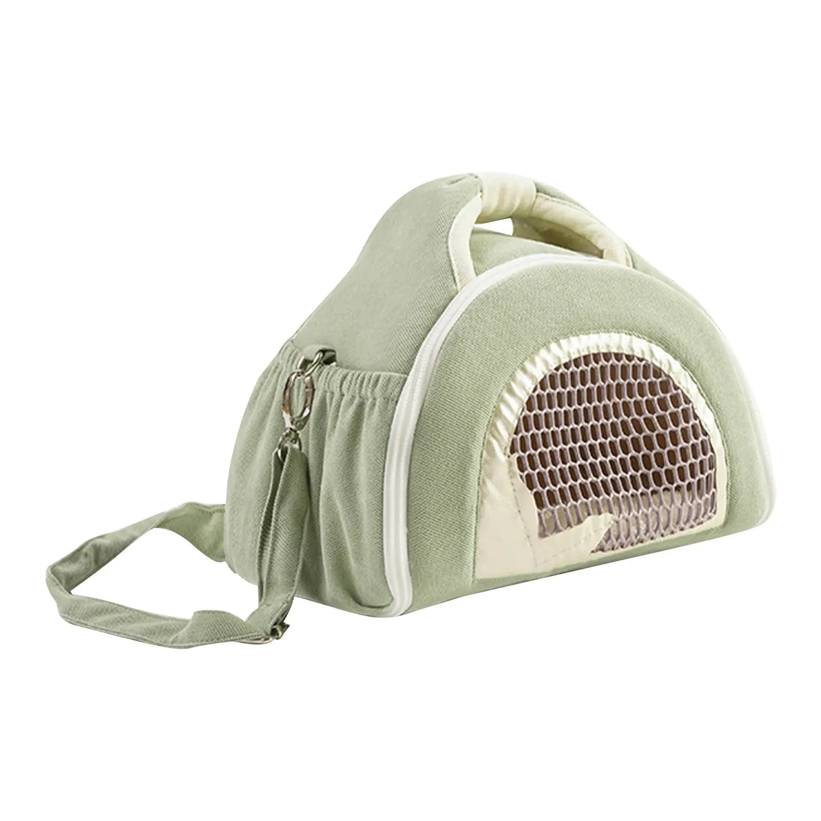 Borsa Trasportino per Piccoli Animali Traspirante, Borsa a Tracolla Sicura Anti-Smarrimento per Criceti, Pappagalli dei Dardi, Ratti, Porcellini d'India