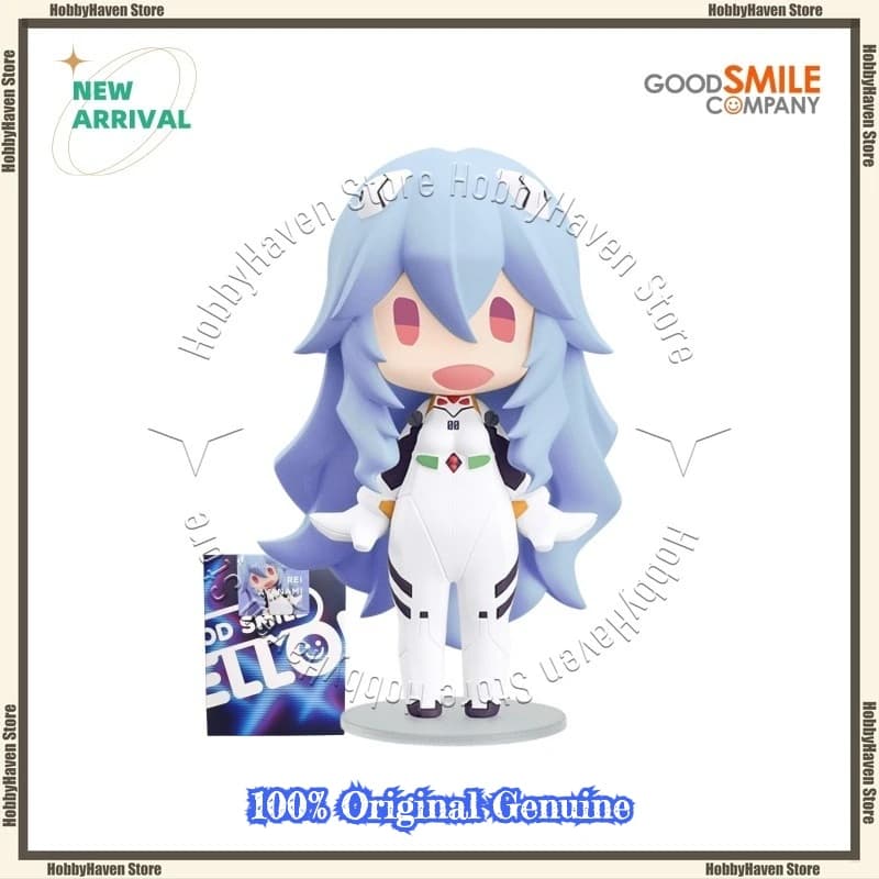 Disponibile GSC HELLO! BUON SORRISO ‌ Ayanami Rei Versione Capelli Lunghi Modellino in Metallo Autentico, Action Figure da Collezione, Regalo