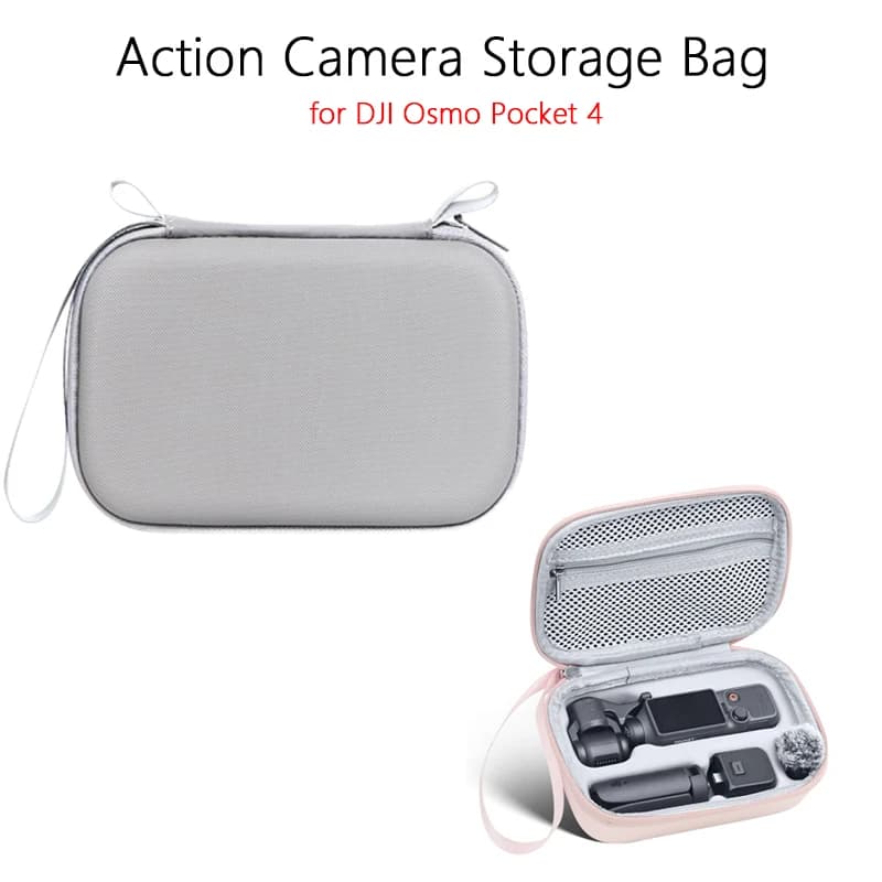 Borsa per Fotocamera d'Azione per DJI Osmo Pocket 4, Custodia Rigida in EVA Antiurto per Accessori DJI Pocket 4