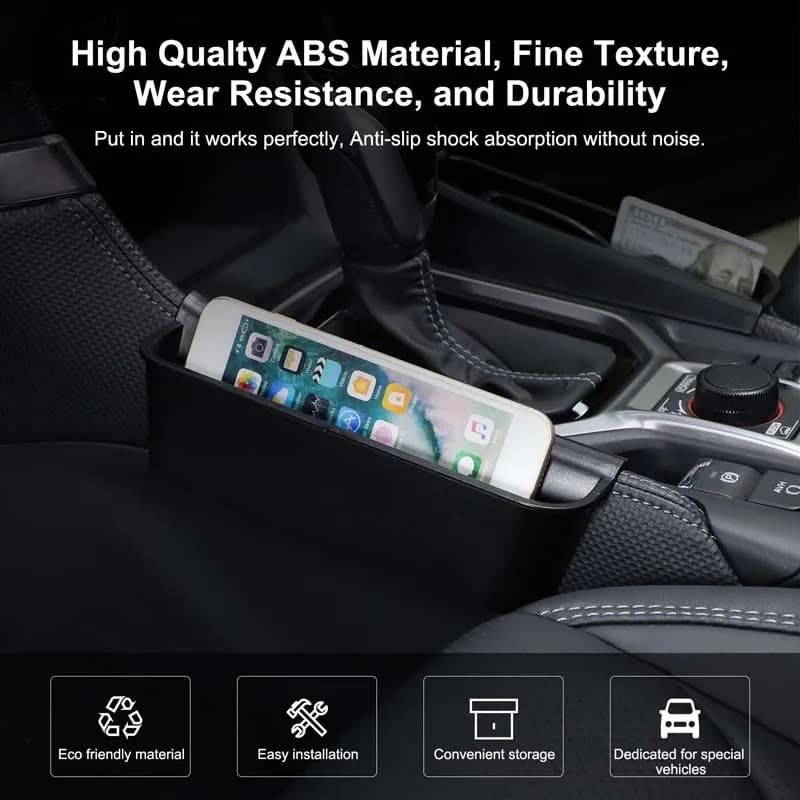 Per Subaru Forester 2019-2025: Organizer Laterale per Console Centrale in ABS, Vassoio Portaoggetti Laterale, Inserto Contenitore, Accessori Auto