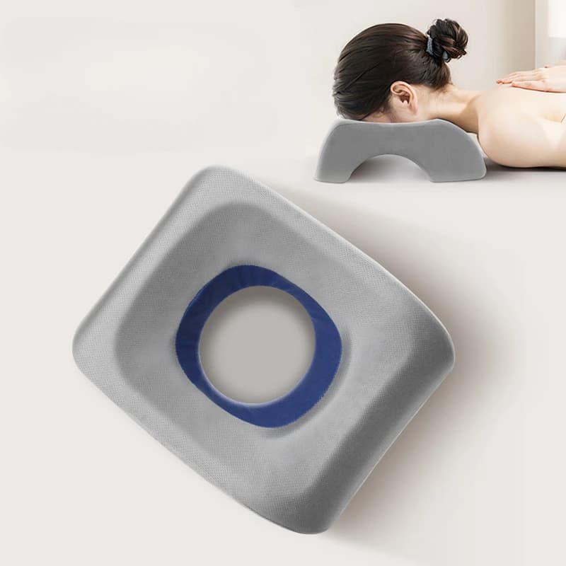 Cuscino per massaggio Viso Imbottiture Cuscino quadrato in memory foam Cuscino per il viso confortevole Respirare ergonomico Cuscini per il viso facili almohadas