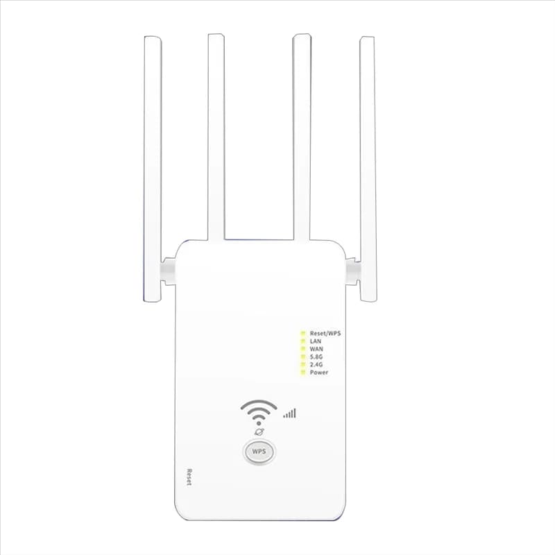 A91P 1200M Ripetitore Wireless 2.4G e 5G Wifi Router Ripetitore di Segnale Extender 4 Antenna Router Amplificatore di Segnale Per La Casa