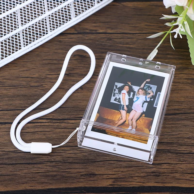 Album fotografico con tasche Portafoto trasparente da 3 pollici per mini album Instax Raccogliere album di biglietti da visita per libri