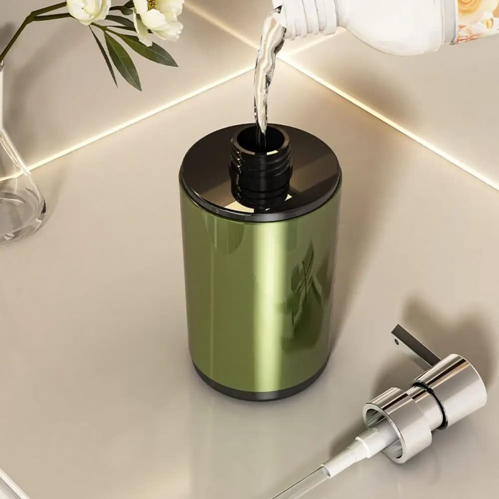 Flaconi dispenser per lozioni a pressione, flaconi per gel doccia ricaricabili a tenuta stagna, contenitore portatile multifunzionale per sapone liquido
