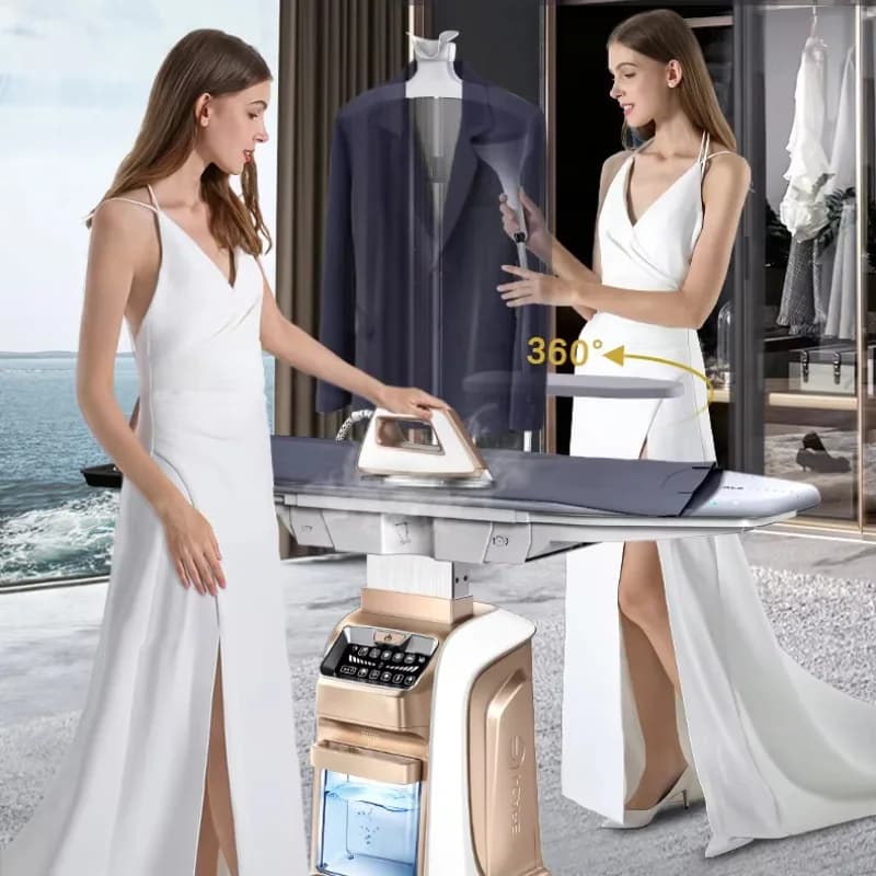 【Elegante】Stiratore a Vapore 220V per Vestiti, Macchina Automatica per Stiratura a Vapore