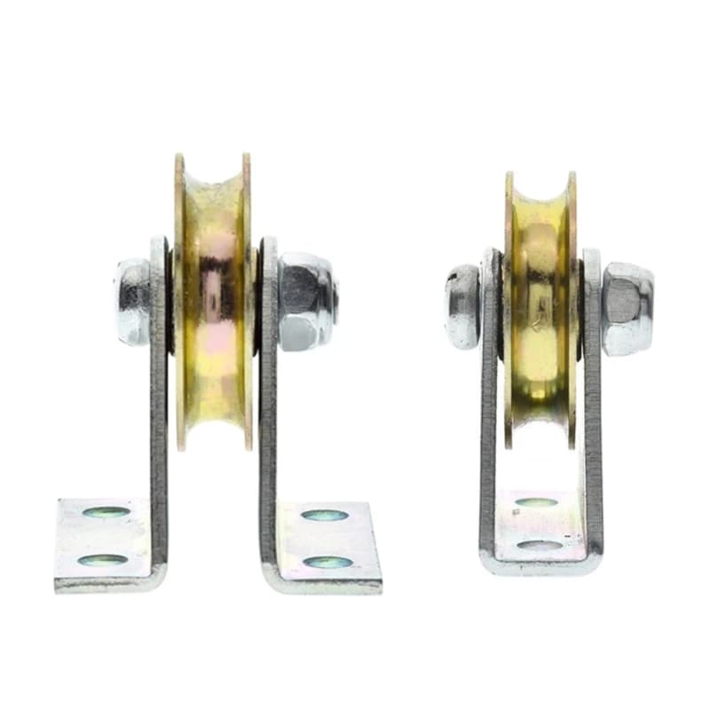 6mm Tripod Pulley Wire Rope Lifting Bearing Pulley Hanging Wheel Home Sliding Door Track Wheel Pulley Hardware 831F