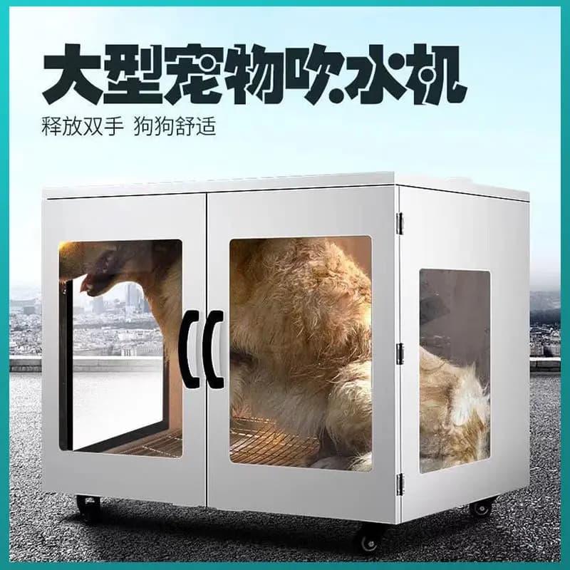 Scatola per asciugare animali domestici Asciugacapelli automatico di grandi dimensioni Asciugacapelli per cani e gatti che soffia artefatto da bagno Commerciale