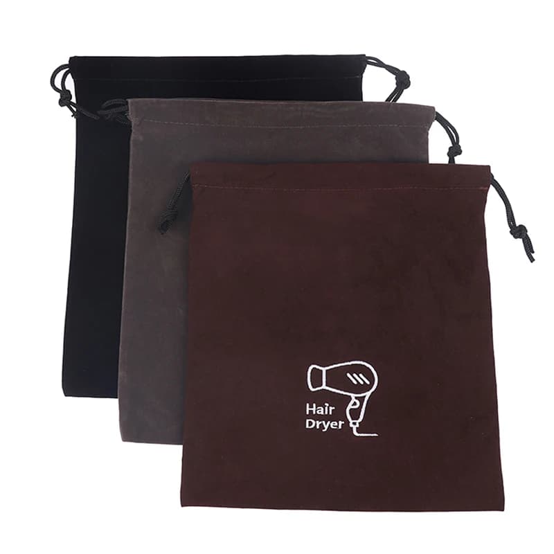 New Travel Case with Coulisse for Hairdryer, Organizer for Hair Dryer, Hair Dryer and Cotton, Hotel Accessories