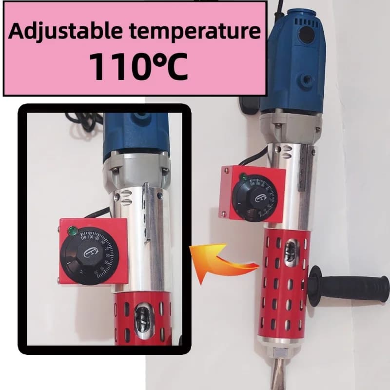 Pistola per estrusione di gomma elettrica per pneumatici Asta per estrusione Riparazione e riempimento di ferite Strumento in gomma Riscaldamento elettrico Pre-vulcanizzazione