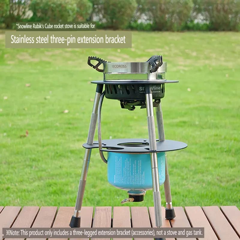 For Snowline SN95UGG003 Expansion Bracket Tripod Windshield Outdoor burner Camping Picnic Stufa Grills Kitchen accessories