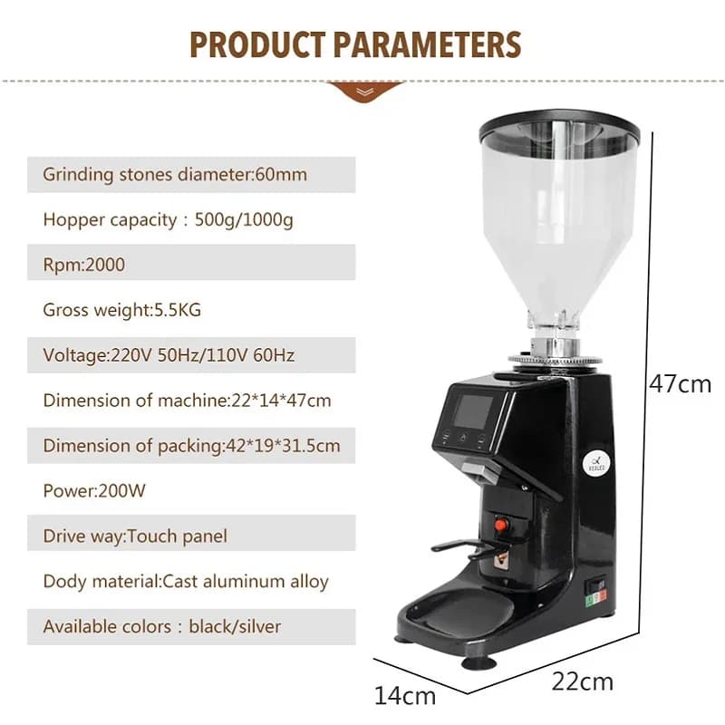 Por Coffee Grinder Bean Grinder For Bean Espresso Machine Maker Home