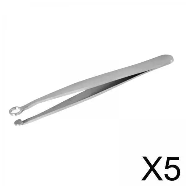 Set di Pinzette di Alta Precisione per la Rimozione dei Peli del Naso, Strumento per la Rimozione dei Peli, Set di Trimmer per Barba e Baffi in Acciaio Inossidabile per Kit di Cura Personale