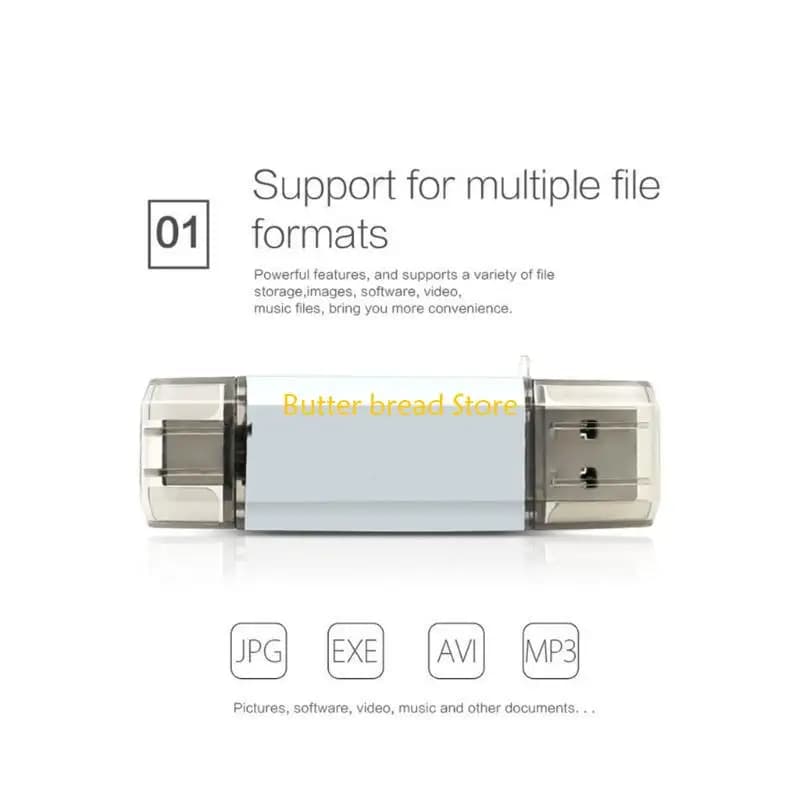 Chiavetta USB W89C tipo C 16/32/64GB Mini Speicher Metall Flash Drive