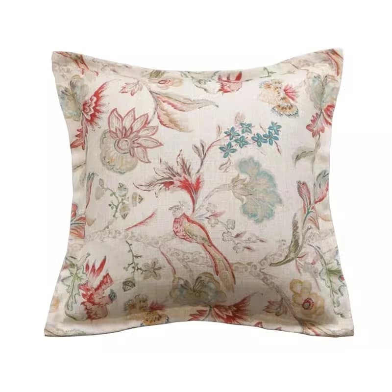 Fodera per cuscino jacquard semplice Morden fodera per cuscino con stampa floreale fodera per cuscino lombare per divano