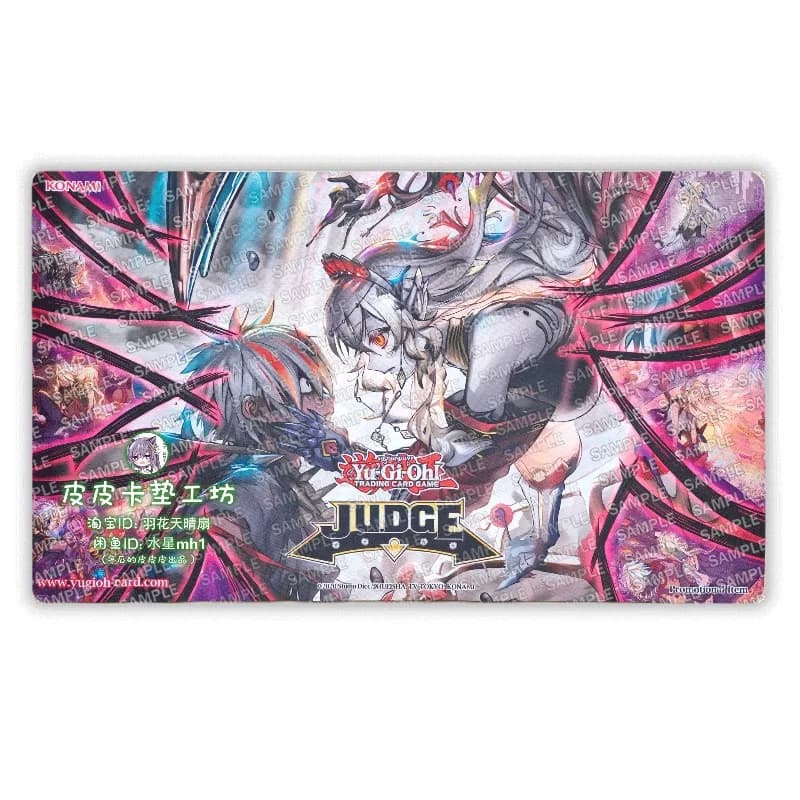 Yu-Gi-Oh! CH01 Fusion Deployment Pittura diversa Singolo Plamat Blazing Cartesia Il virtuoso tappetino da gioco da tavolo in gomma Tappetino per mouse