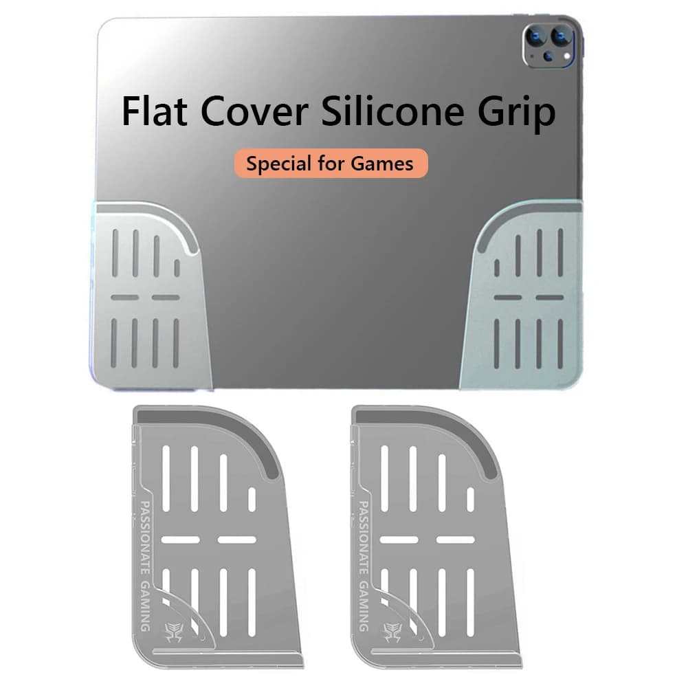2 Pieces Silicone Soft Support for Mobile Games, iPad and Tablet Grips, PUBG Mobile Joystick Accessories