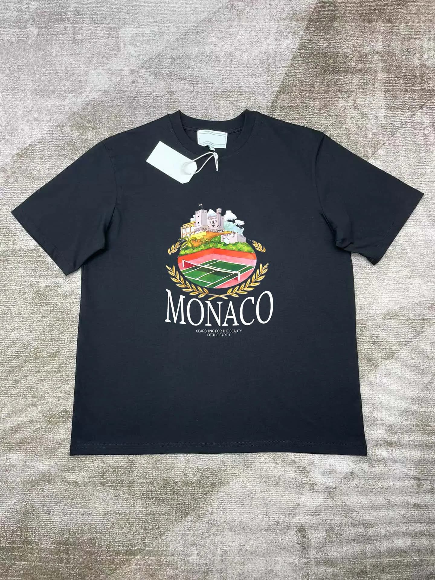 T-shirt Casual Oversize in Cotone da Uomo e Donna con Stampa Castello Netball Casinoblank 2025ss - Stile Hip-Hop