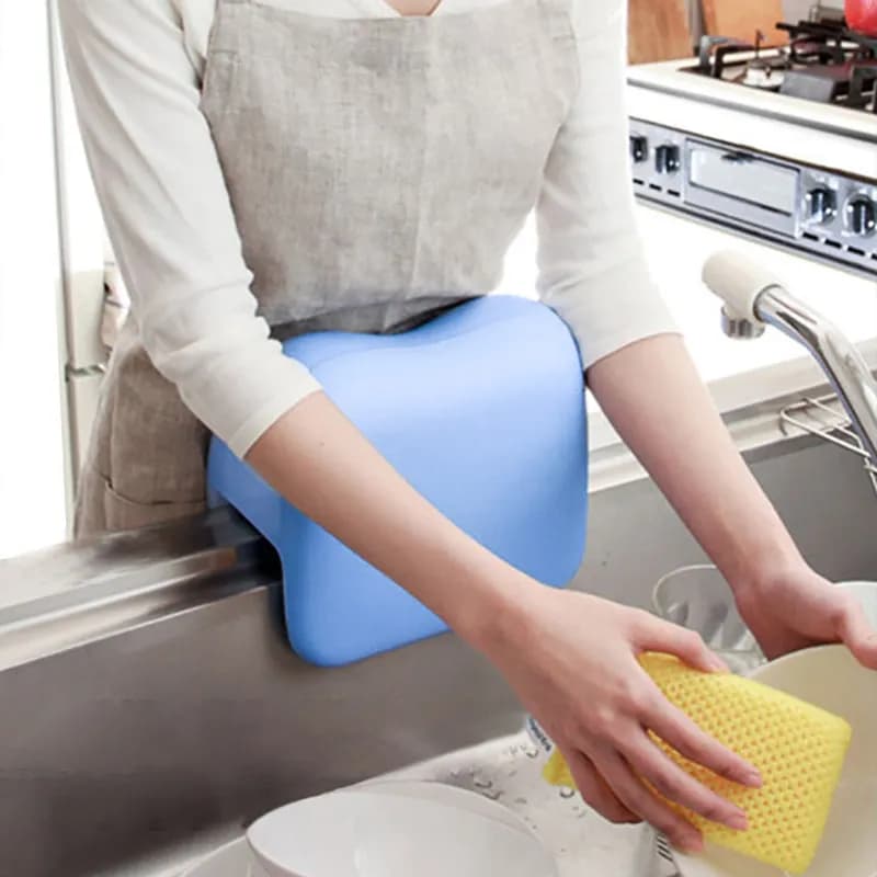 Cuscino ergonomico per il supporto della schiena per il lavaggio dei piatti - Cuscino per il supporto della vita da cucina regolabile Cuscino per lavello per alleviare il dolore alla vita, anziani