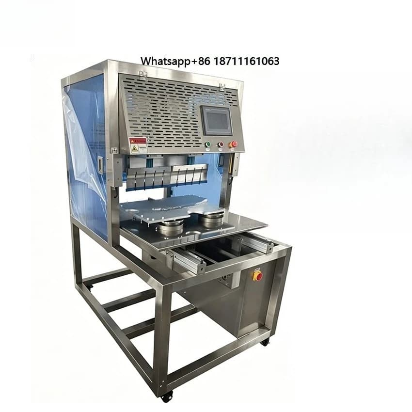 Automatic Economical Ultrasonic Cake Cutting Machine Fitted with Infrared Safety Light Curtain for Excellent Safety protection