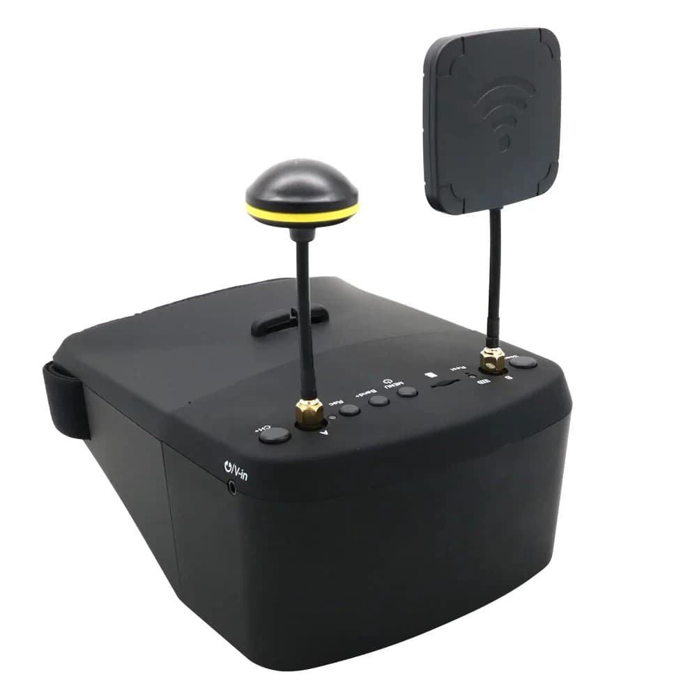 EV800D 5.8G 40CH 5 Inch 800*480 Video Headset HD DVR Diversity FPV Goggles With Battery For RC Model RC FPV Drone