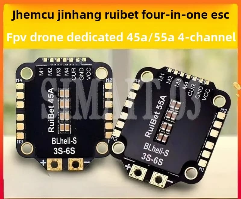 ESC 4-in-1 JHEMC Jinhang RuiBet 45A 55A 60A 65A per Aeromodelli, Droni e FPV