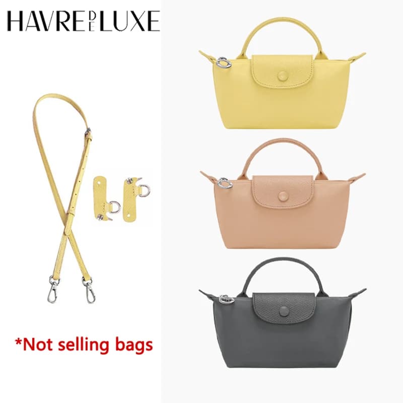Nuova Tracolla in Pelle 2026 per Longchamp Mini Lime, Resistente e alla Moda, Senza Foratura, Accessorio per Borsa