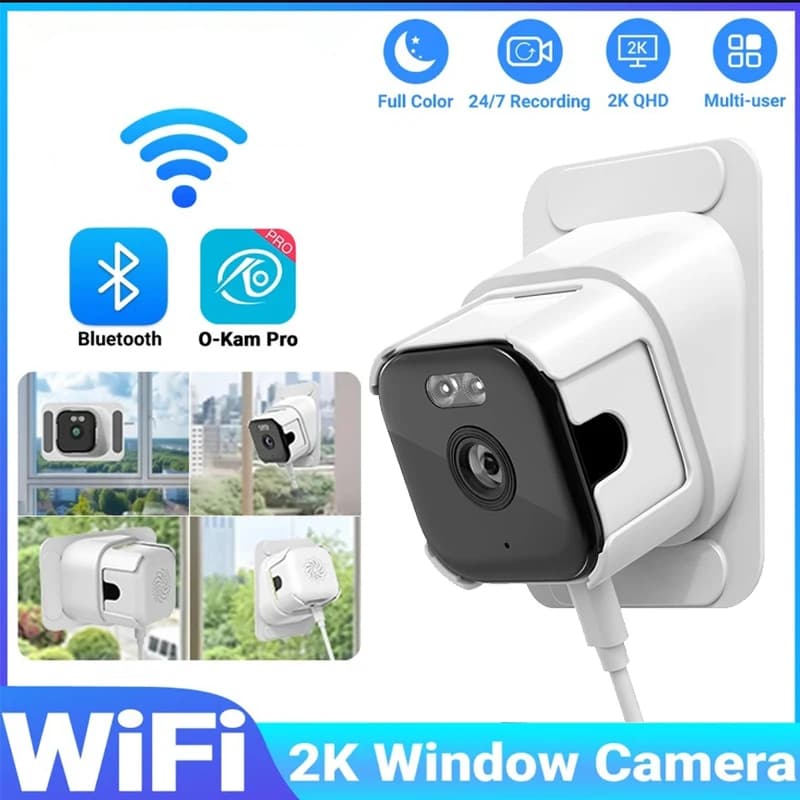 3MP WIFI Window Camera Indoor 2.4/5GHz Full Color Night Vision Motion Detection Home Security Baby Monitor Cameras