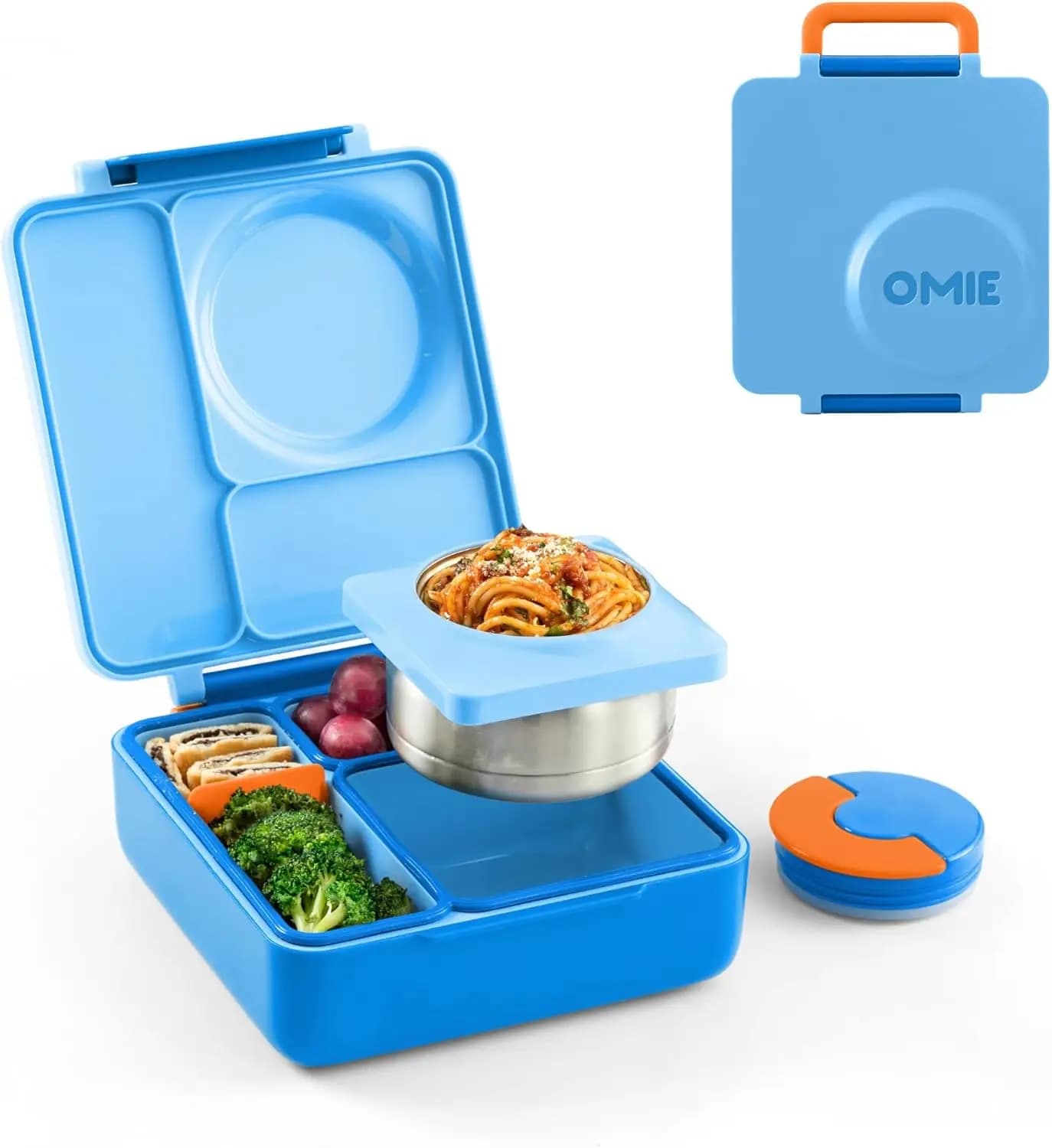 Portapranzo per bambini isolato con scomparti a prova di perdite - 3 sezioni, zone calde e fredde per pasti scolastici