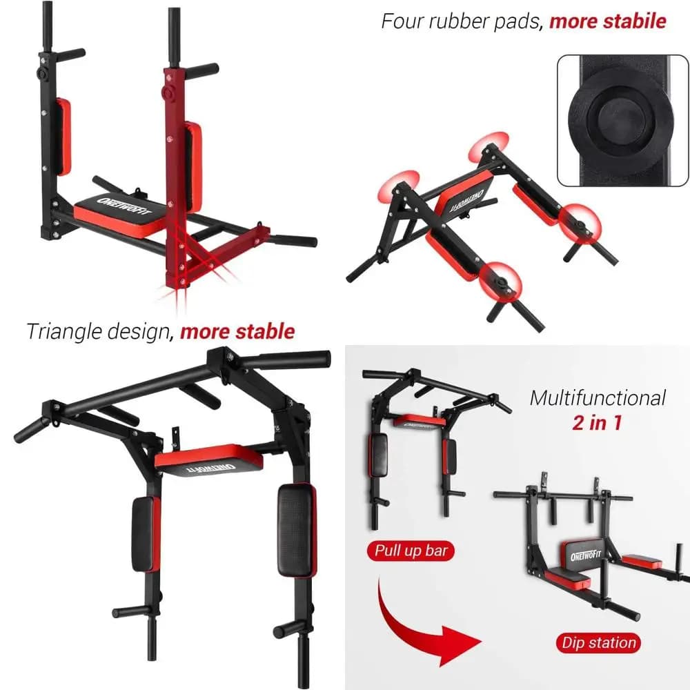 Multifunction Bar for Tractions and Flessions, Dip for Indoor Workout at Home, Power Tower Set for Training Equipment