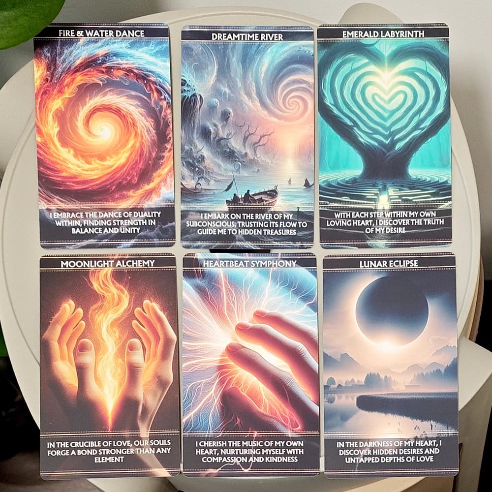 Messaggi dall'Universo: Carte Oracolo 12x7cm per Guida e Manifestazione - 36 Carte di Affermazione Spirituale
