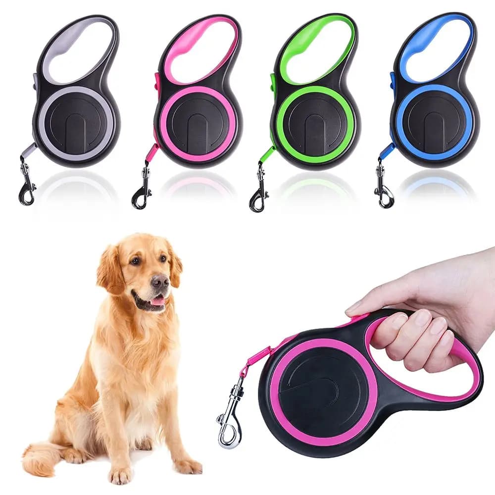 Guinzaglio per Cani Estensibile Automatico 5/8M, Resistente e Colorato, Guinzaglio a Roulette per Golden Retriever