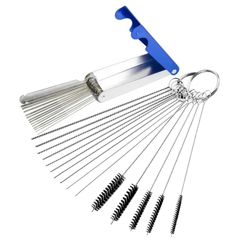 Tools for cleaning hot brushes for car, motorcycle, ATV, welder, carburetor, chainsaw, carburetor, carbon jet water, remove cleaning needles