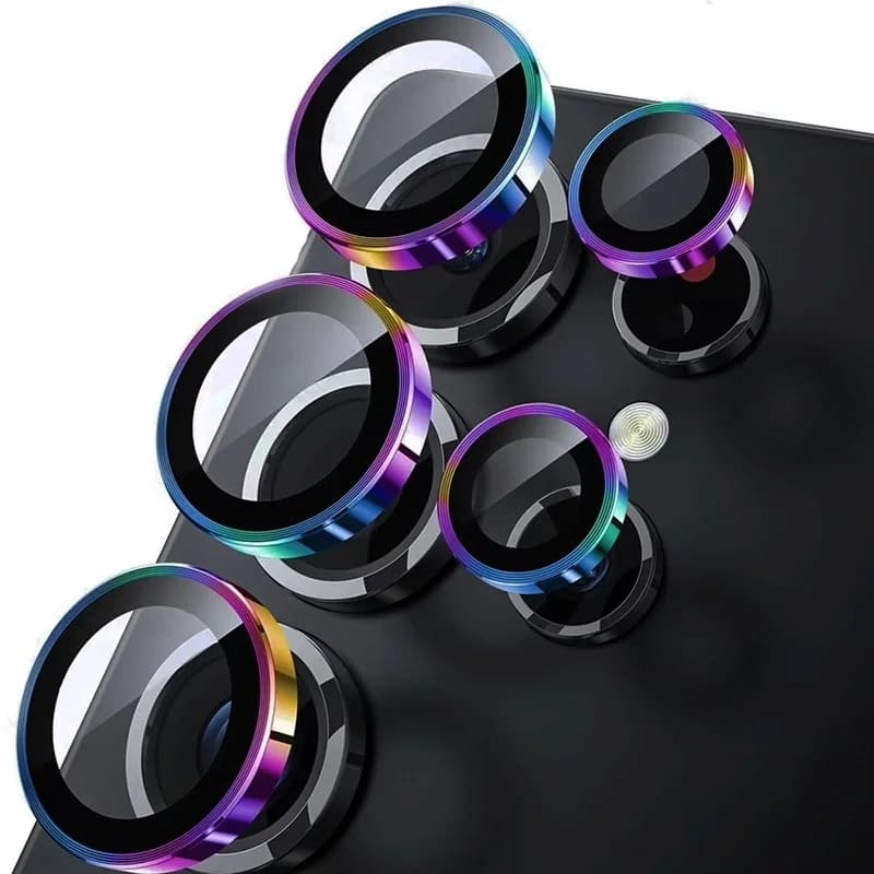 Metal Tempered Glass HD Camera Lens Protector For Samsung Galaxy S24 S23 Plus Ultra FE Transparent Anti Scratch Protective Film