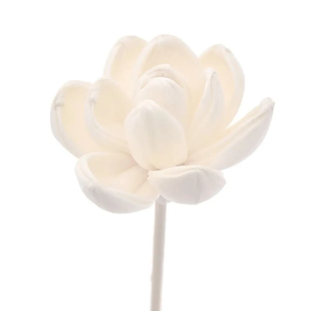 Diffusore di Fragranze Senza Fiamma con Bastoncini, Fiori Aromatici Simulati, Fiore d'Acqua per Aromaterapia