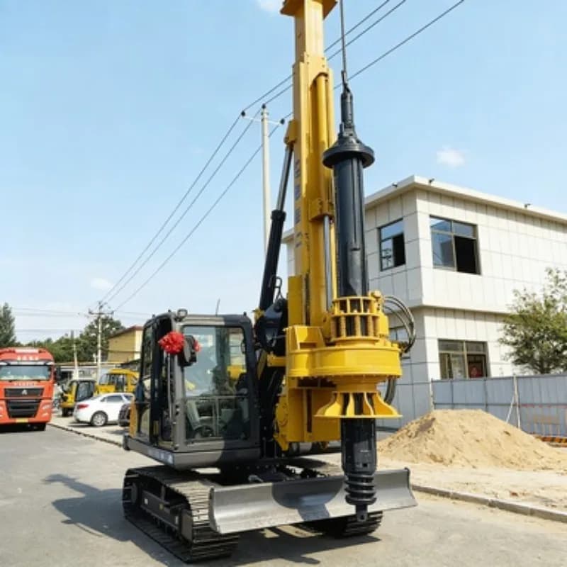 Hydraulic System Powerful Rotary Drilling Rig Drill Rig Foundation Rig 80m Depth for Deep Foundation Project Work