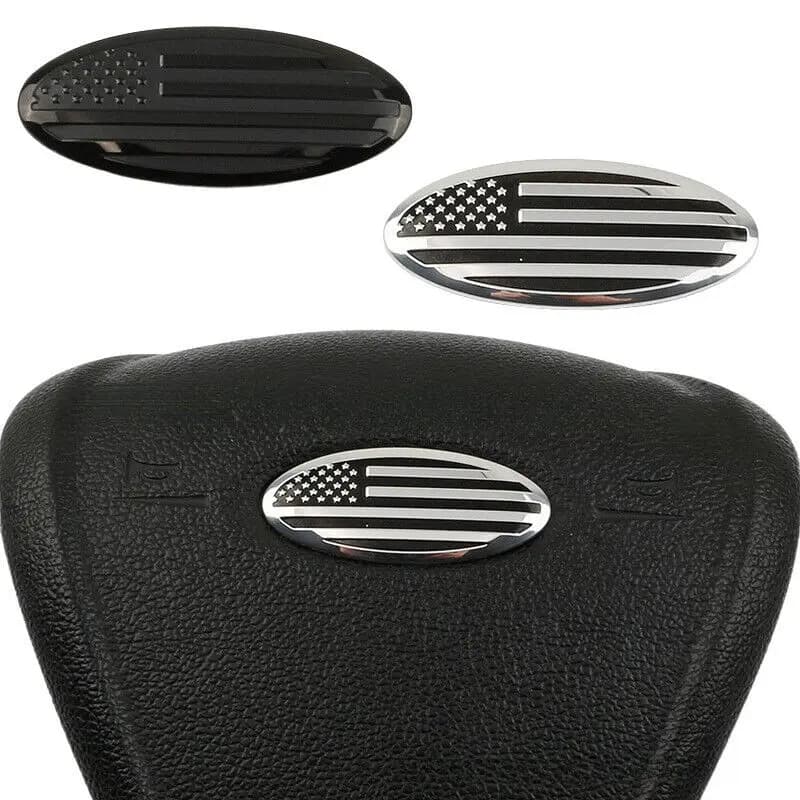U.S. U.S. U.S. Flag Flying Oval Cover Emblem For Mondeo Focus F150 F250 F350 Edge Accessories