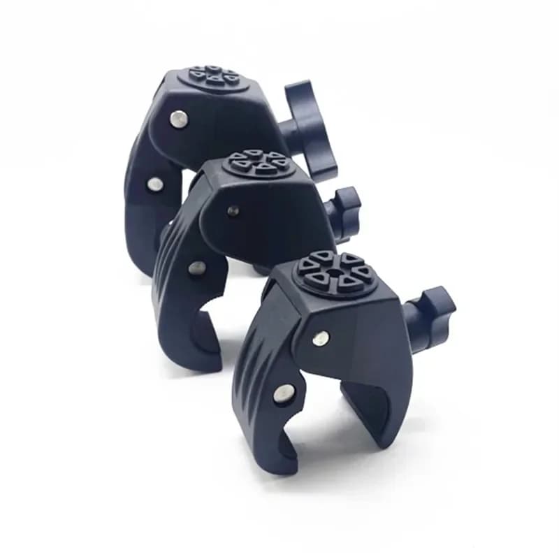 Basic support for motorcycle handlebar clamp with internal thread M6 for mounting clip for bicycle track Gopro Garmin Action Camera