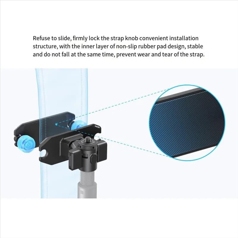 Elegante supporto a sgancio rapido per selfie stick per Shadowstone Insta360 Supporto per selfie stick per X4/Ace Pro Ace GO 3 X3/RS
