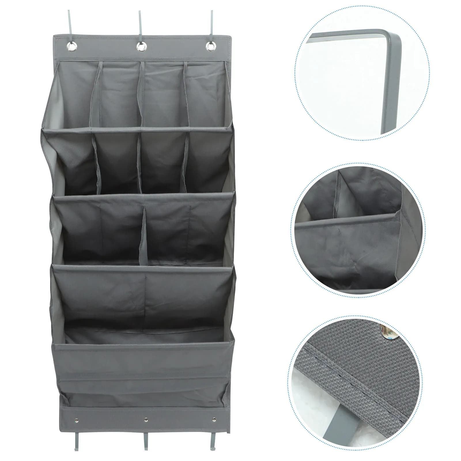 Set di 1 organizer da parete multistrato in tessuto Oxford per appendere dietro la porta, per scarpe, pannolini, bagno, camera da letto, lavanderia, dormitorio