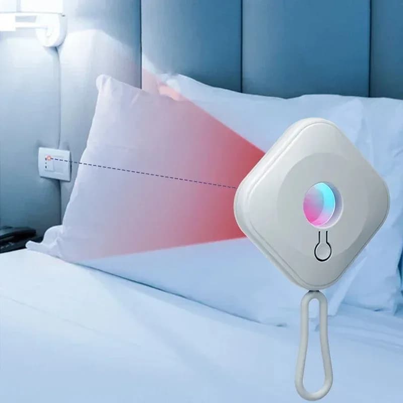 Rilevatore di telecamere per hotel Scanner anti-sorveglianza a infrarossi per telecamere nascoste Strumento di sicurezza essenziale per viaggi d'affari e viaggi