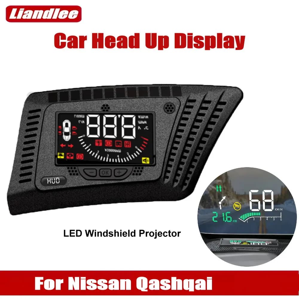 Display Head-Up HUD per Auto per Nissan Qashqai / Rogue Sport (J11/J12) 2013-2025, Accessori Auto, Proiettore LED sul Parabrezza