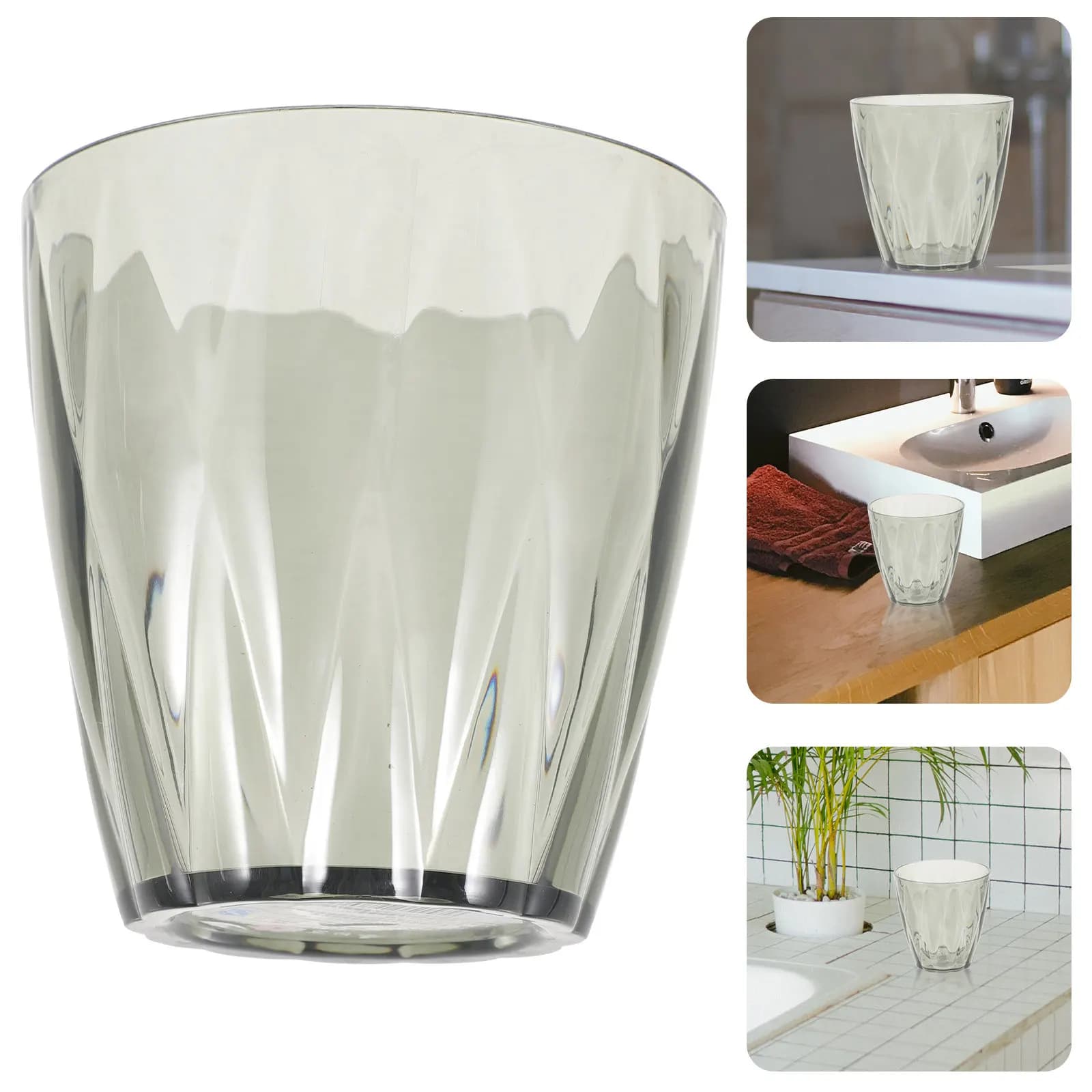 Elegante Set Porta Spazzolini da Denti a 2 Pezzi con Bicchiere Coperto per il Lavaggio, per l'Organizzazione del Bagno, Accessori per l'Igiene Orale