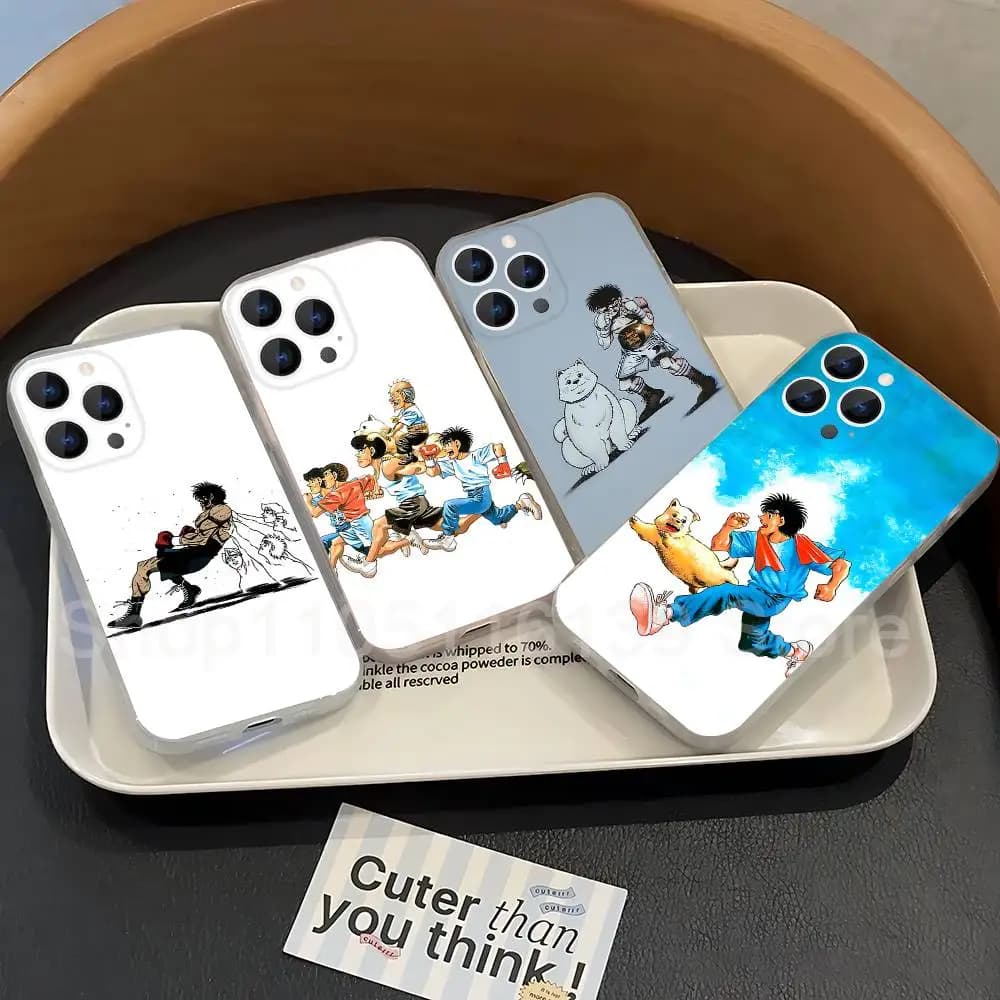 H-Hajime no I-Ippo Phone Case For iPhone 17,16,15,14,13,12,11 Pro,Max,Plus,X,XS,XR,SE4,E Mini Transparent Soft Cover