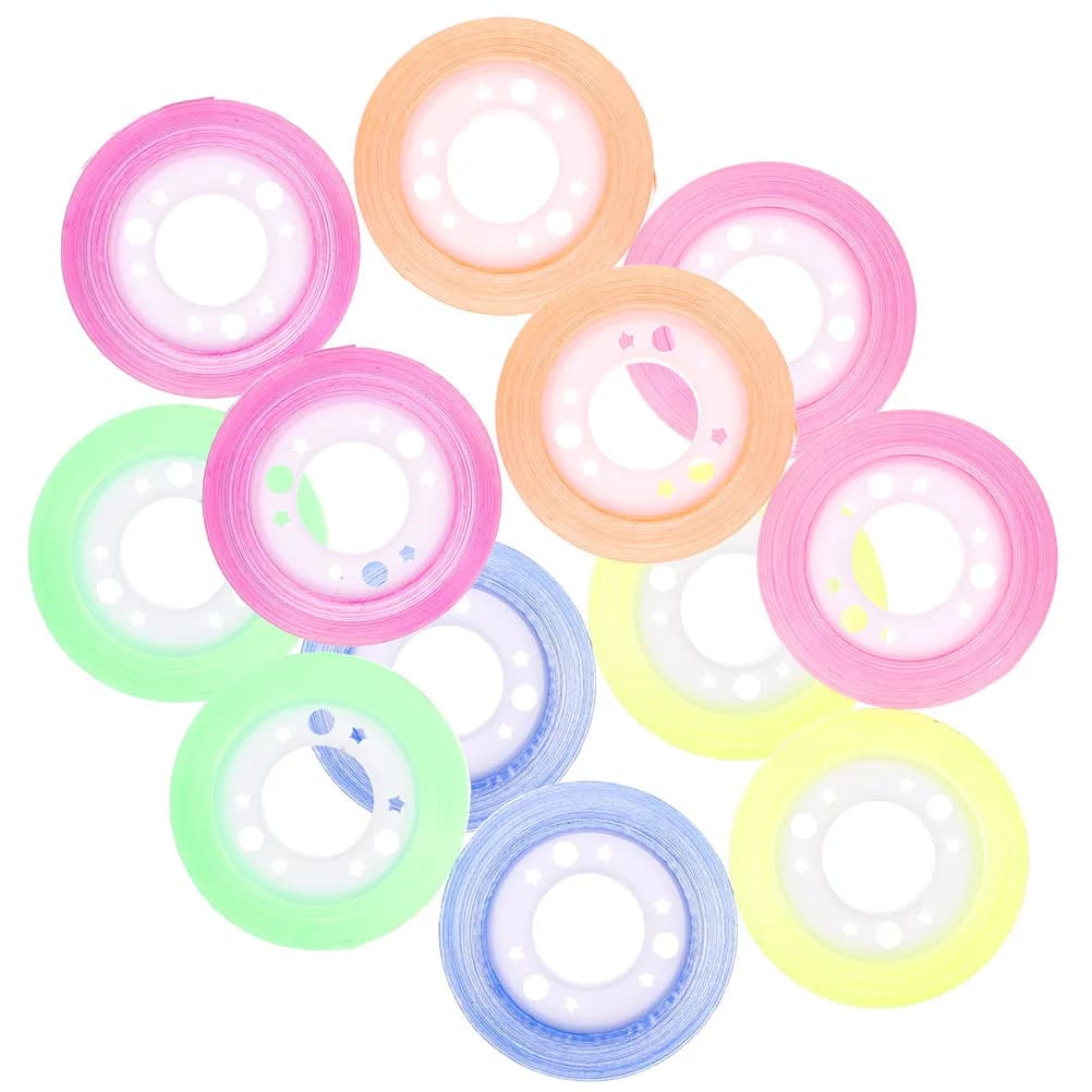 24 Rotoli di Nastri Washi Colorati Trasparenti Adesivi Decorativi per Bambini e Adulti, per DIY, Planner, Quaderni, Album Fotografici e Arte
