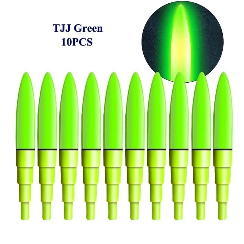 0Pcs Electronic Fishing Light Sticks, Bright Night Fishing Tackle Accessories for Lake River Sea Saltwater Fishing