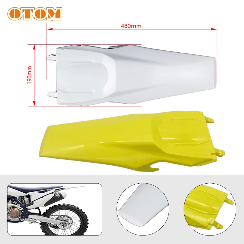 Per HUSQVARNA Moto Parafango Posteriore Parafango Coda Paraspruzzi Copertura Del Corpo In Plastica FC TC FE TE FX TX 125 150 250 350 450 2019-2023