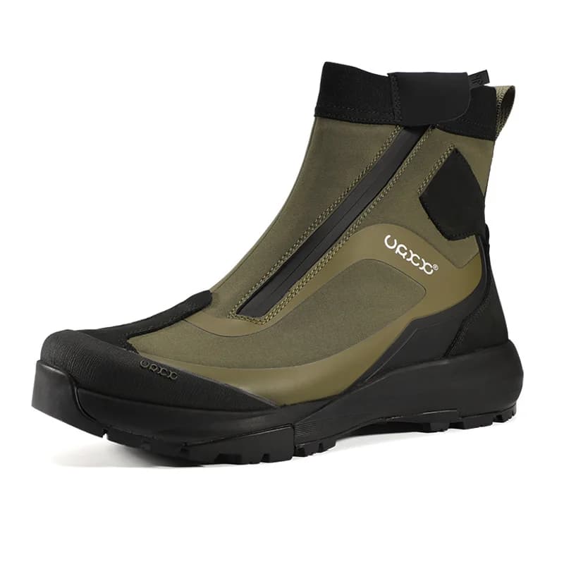 High Top Menswear Athletic Shoes Men Luxury Brands Original Designer Trendy Side Zipper Sneaker Hiking Trekking Camping Sports