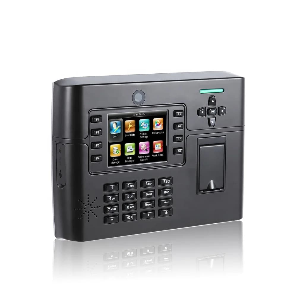 Touch screen da 3,5 pollici Batteria incorporata Telecamera interna Sistema di controllo accessi biometrico per porte con impronte digitali (TFT900)