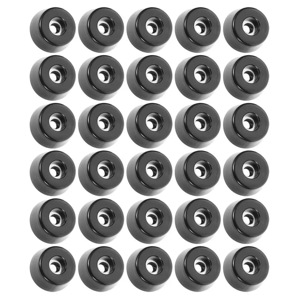 30Pcs Rubber Feet for Cutting Boards Stainless Steel Core Non-Slip Bottom Cushioning Surface Protection Furniture Table Chair